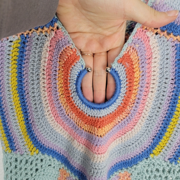 NWT Sea New York Karli Crochet Midi Dress Rainbow XS - Picture 12 of 17